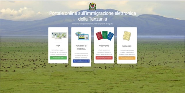 come richiedere visto tanzania