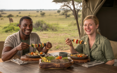 vegetariani e vegani durante un safari