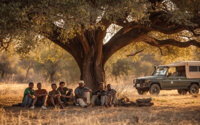 riposo durante safari