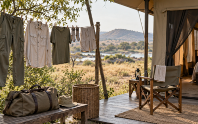 Come gestire il bucato durante un safari tra lodge e campi tendati